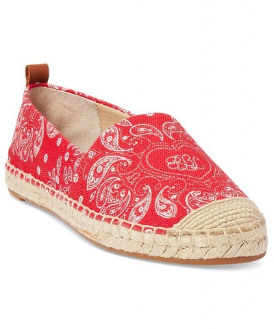 Women's Cameryn Espadrilles Red $31.50 Shoes