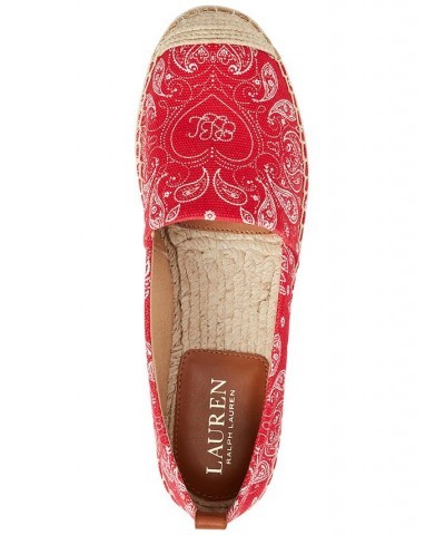 Women's Cameryn Espadrilles Red $31.50 Shoes