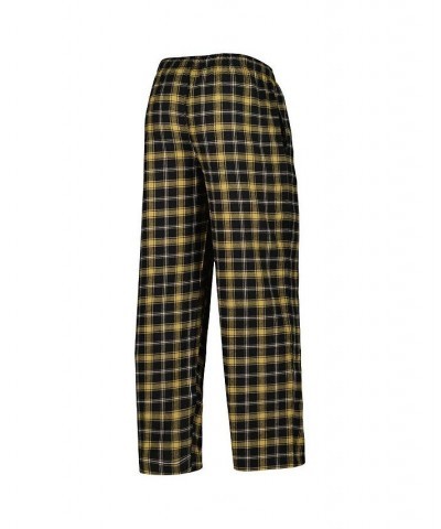 Men's Black, Gold Vegas Golden Knights Ledger Flannel Sleep Pants $20.71 Pajama