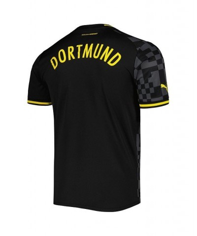 Men's Black Borussia Dortmund 2022/23 Away Replica Jersey $53.99 Jersey