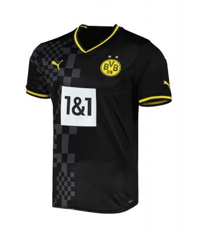 Men's Black Borussia Dortmund 2022/23 Away Replica Jersey $53.99 Jersey