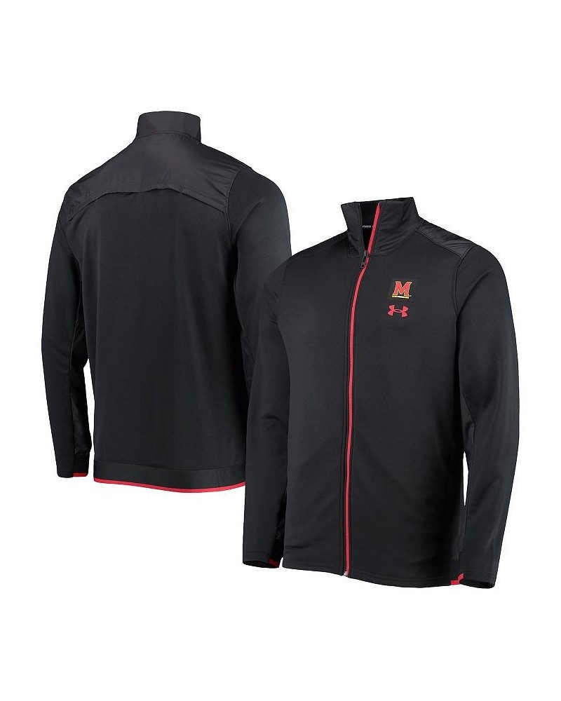 Men's Black Maryland Terrapins 2021 Sideline Command Full-Zip Jacket $46.00 Jackets