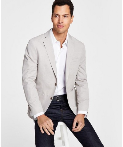 Men's Slim-Fit Solid Blazer Tan/Beige $47.30 Blazers