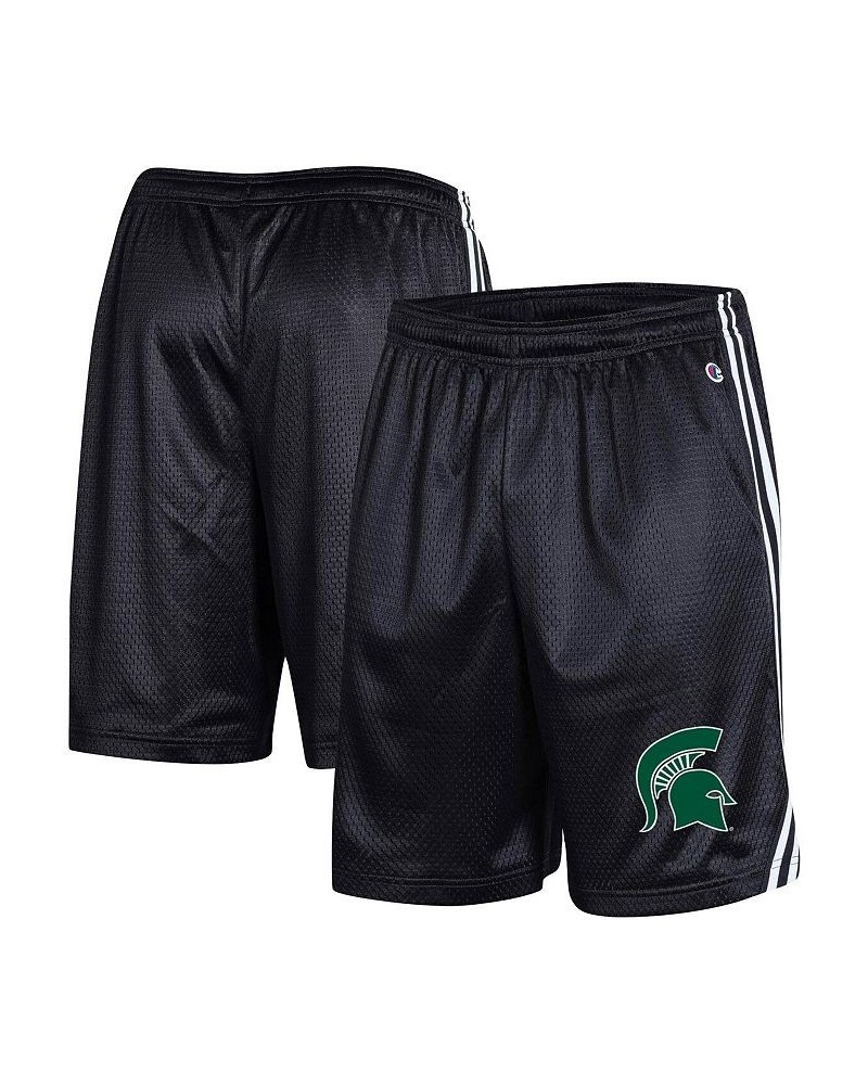 Men's Black Michigan State Spartans Team Lacrosse Shorts $24.00 Shorts