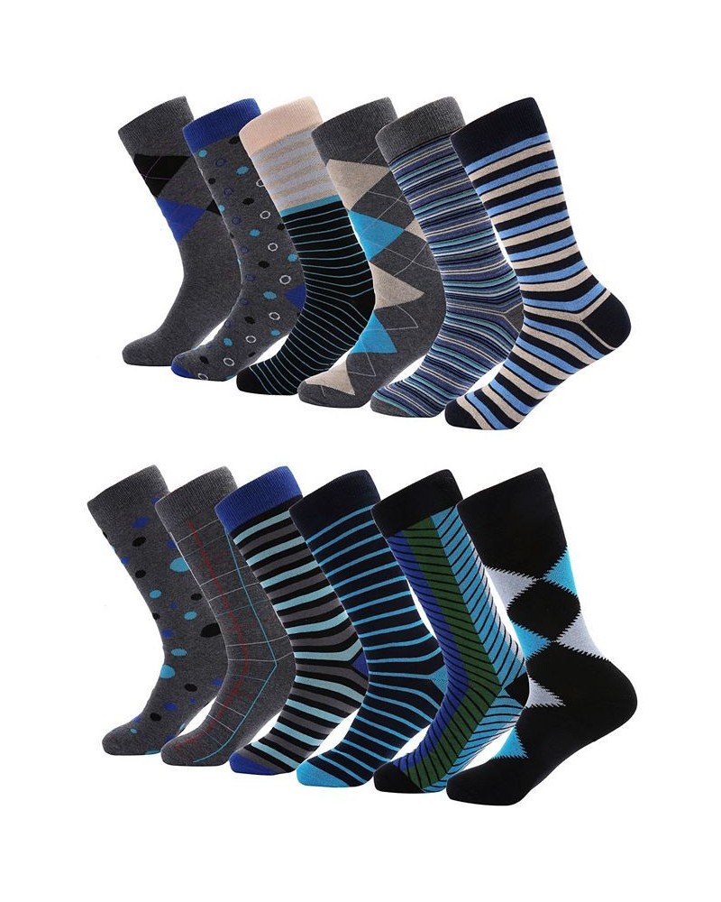 Men's Modern Collection Dress Socks Pack of 12 PD04 $30.00 Socks