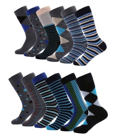 Men's Modern Collection Dress Socks Pack of 12 PD04 $30.00 Socks