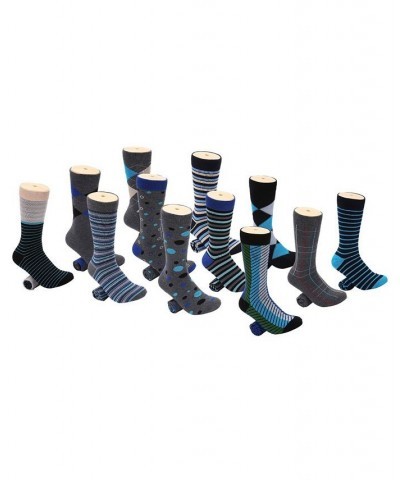 Men's Modern Collection Dress Socks Pack of 12 PD04 $30.00 Socks