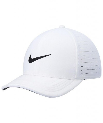 Men's White Aerobill Classic99 Performance Fitted Hat $20.09 Hats