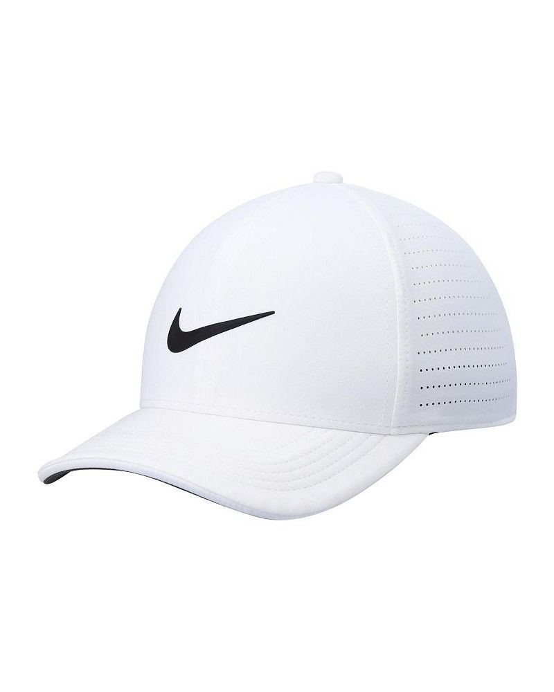 Men's White Aerobill Classic99 Performance Fitted Hat $20.09 Hats