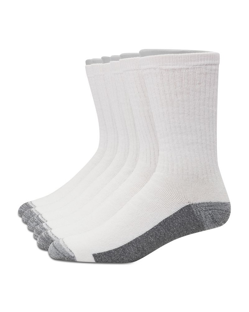 Men's 6-Pk. Ultimate Xtemp Ultra Cushion Crew Socks White $11.54 Socks