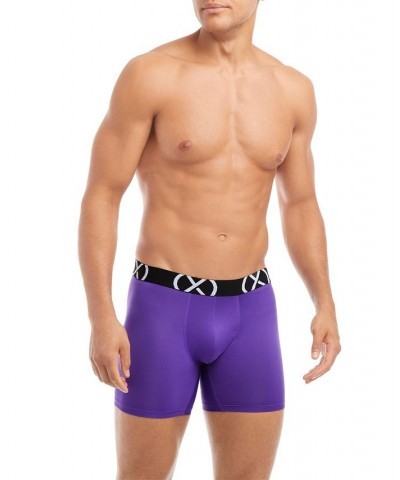 Men's Micro Sport 6" Performance Ready Boxer Brief, Pack of 3 Safety Yellow, Atomic Blue, Electric Purple $23.40 Underwear