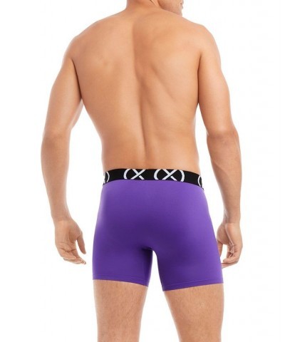 Men's Micro Sport 6" Performance Ready Boxer Brief, Pack of 3 Safety Yellow, Atomic Blue, Electric Purple $23.40 Underwear