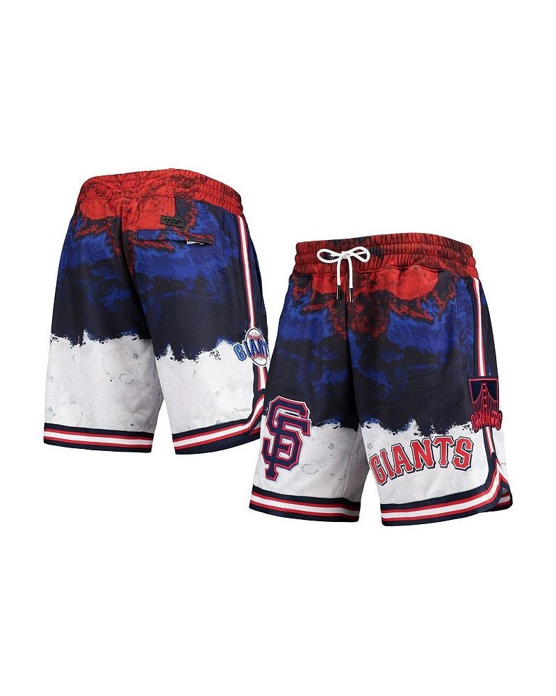 Men's San Francisco Giants Red White and Blue Shorts $43.20 Shorts