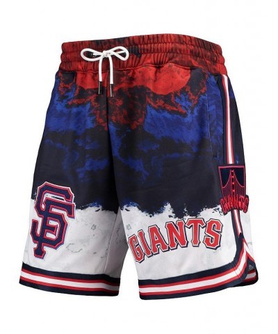 Men's San Francisco Giants Red White and Blue Shorts $43.20 Shorts