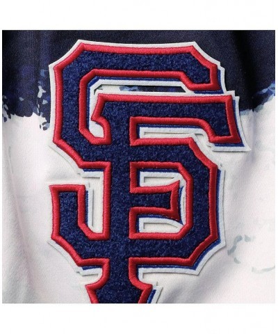 Men's San Francisco Giants Red White and Blue Shorts $43.20 Shorts