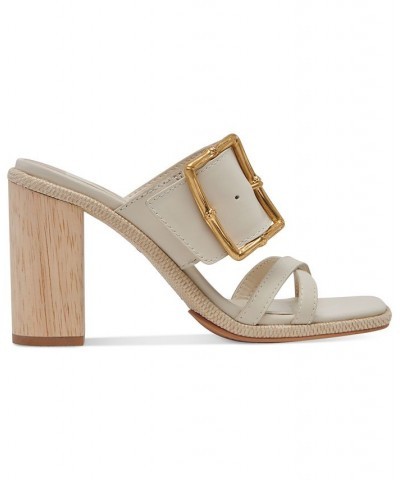 Women's Onnie Buckled City Sandals Tan/Beige $46.40 Shoes