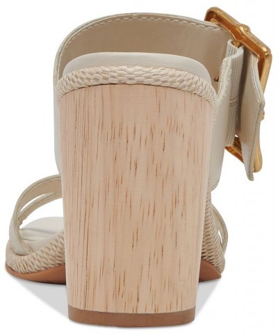 Women's Onnie Buckled City Sandals Tan/Beige $46.40 Shoes