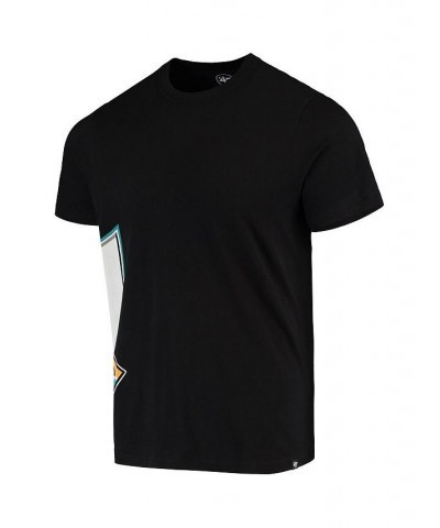 Men's '47 Black San Jose Sharks Double Coverage T-shirt $26.51 Sweatshirt