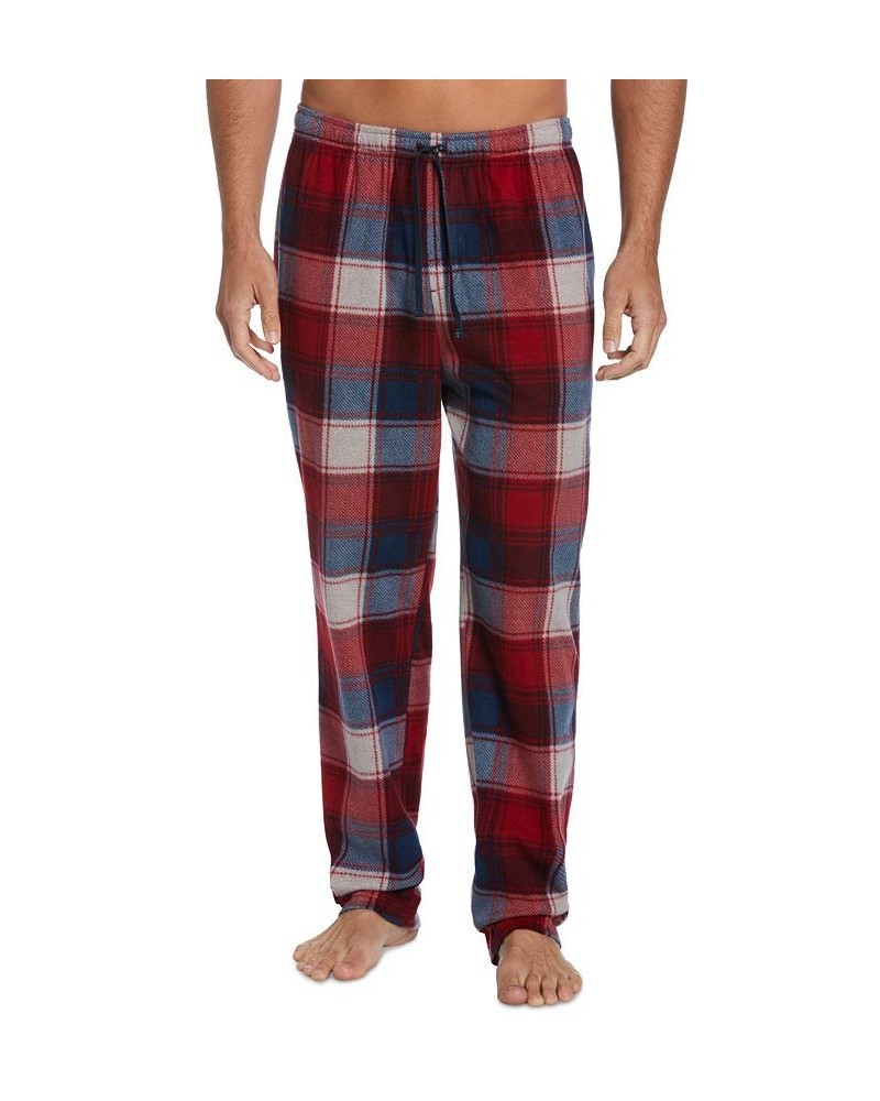 Men's Heather Plaid Pajama Pants Red $9.49 Pajama