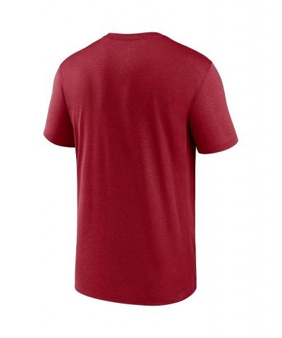 Men's Cardinal Arizona Cardinals Legend Microtype Performance T-shirt $16.92 T-Shirts