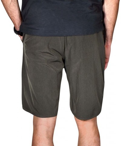 Men's Regular Fit Micrograph Windjammer Shorts Green $32.25 Shorts