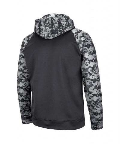 Men's Charcoal Virginia Cavaliers OHT Military-Inspired Appreciation Digital Camo Pullover Hoodie $31.31 Sweatshirt