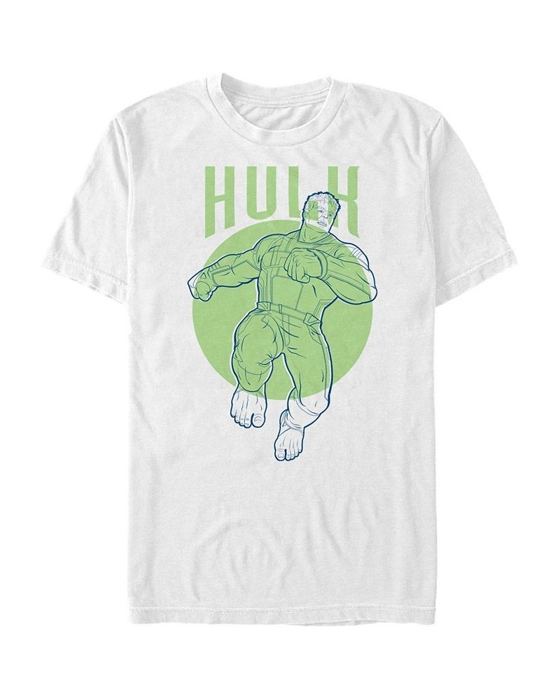 Marvel Men's Avengers Endgame Polka Dot Hulk, Short Sleeve T-shirt White $16.45 T-Shirts