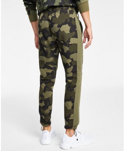 Men's Urban Pursuits Camo Pattern Fleece Drawstring Sweatpants Mesh Camo Cargo Olive/crg Olv $25.48 Pants