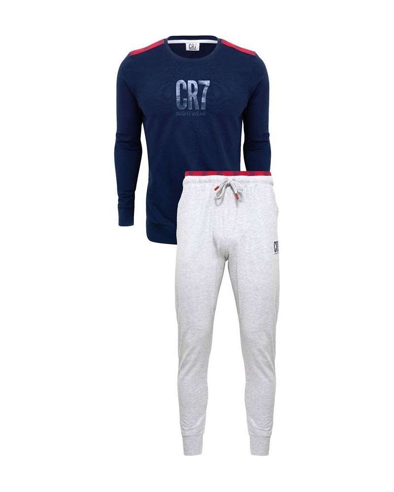 Men's Loungewear T-Shirt & Pants Set Multi $41.80 Pajama