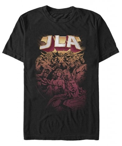 DC Men's Justice League JLA Group Short Sleeve T-Shirt $16.10 T-Shirts