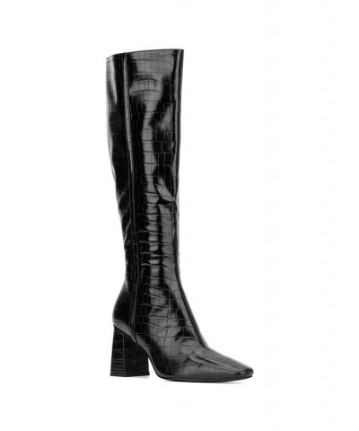 Women's Angelica Tall Boot Black $36.89 Shoes