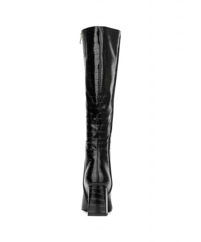 Women's Angelica Tall Boot Black $36.89 Shoes