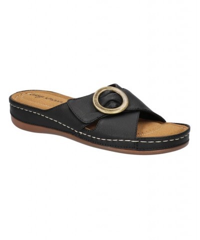 Women's Bloomer Slide Sandals Black $26.00 Shoes