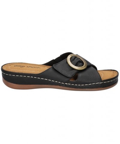 Women's Bloomer Slide Sandals Black $26.00 Shoes