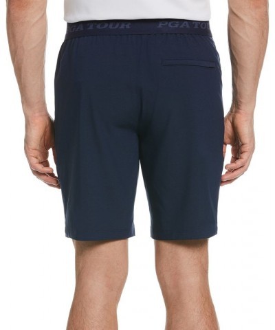 Men's Textured Dobby Performance Golf Shorts Blue $17.64 Shorts