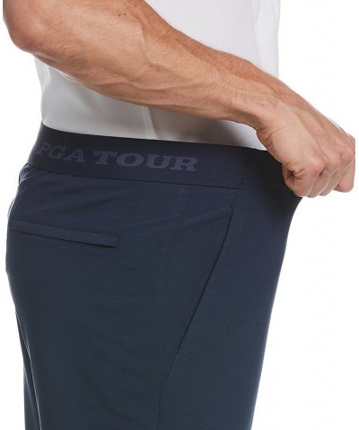 Men's Textured Dobby Performance Golf Shorts Blue $17.64 Shorts