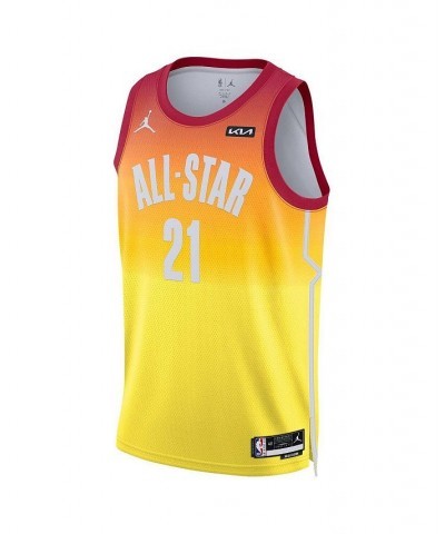 Men's Joel Embiid Orange 2023 NBA All-Star Game Swingman Jersey $53.99 Jersey