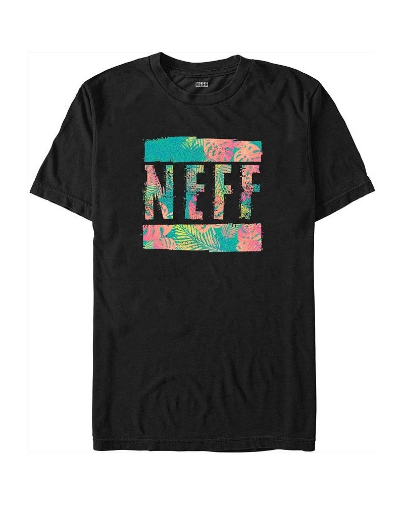 Men's NEFF Troptiludrop Short Sleeve T-shirt Black $19.24 T-Shirts