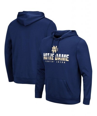 Men's Navy Notre Dame Fighting Irish Lantern Pullover Hoodie $30.55 Sweatshirt