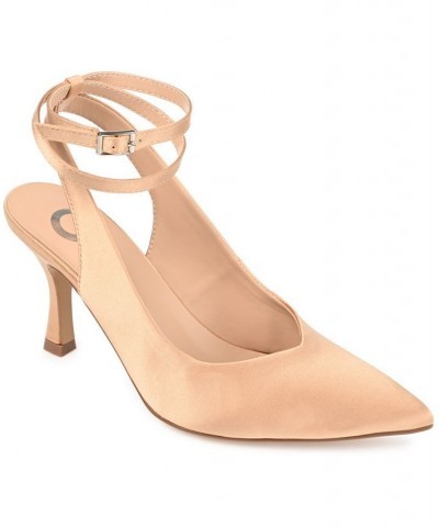 Women's Marcella Satin Heels Gold $39.90 Shoes