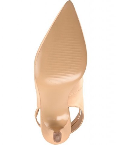 Women's Marcella Satin Heels Gold $39.90 Shoes