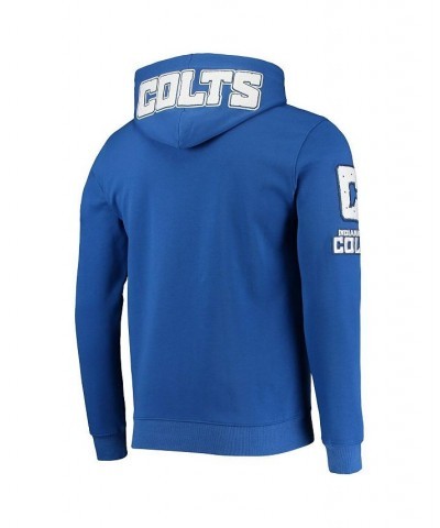 Men's Royal Indianapolis Colts 4-Hit Full-Zip Hoodie $55.90 Sweatshirt