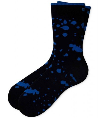 Men's 3-Pk. Splattery Crew Socks Black $10.00 Socks