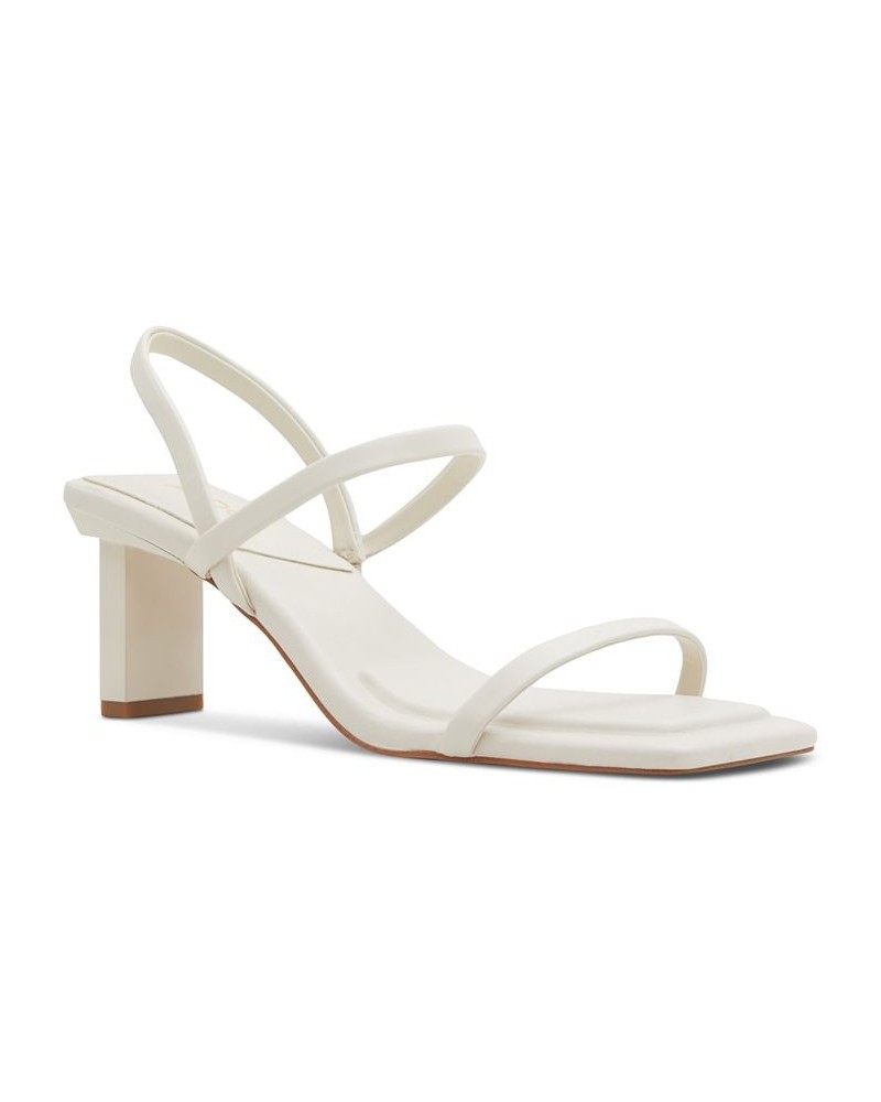 Lokurr Strappy Dress Sandals White $45.60 Shoes