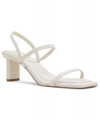 Lokurr Strappy Dress Sandals White $45.60 Shoes