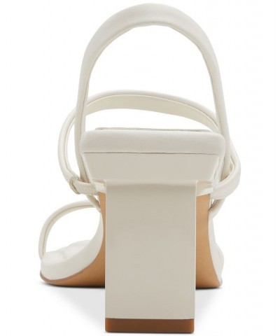 Lokurr Strappy Dress Sandals White $45.60 Shoes