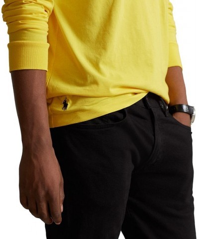 Men's Classic-Fit Logo Jersey Crewneck T-Shirt Yellow $40.80 T-Shirts