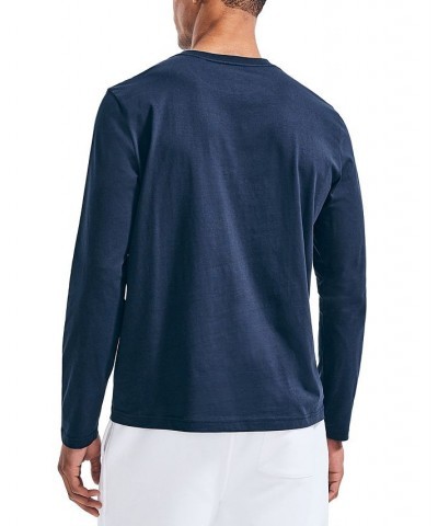 Men's J-Class Logo Classic-Fit Crew Long-Sleeve T-Shirt Navy $16.10 T-Shirts