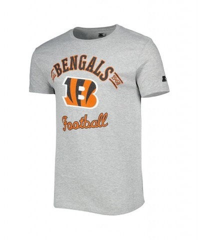 Men's Heathered Gray Cincinnati Bengals Prime Time T-shirt $14.76 T-Shirts