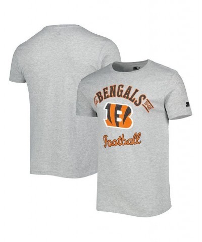 Men's Heathered Gray Cincinnati Bengals Prime Time T-shirt $14.76 T-Shirts